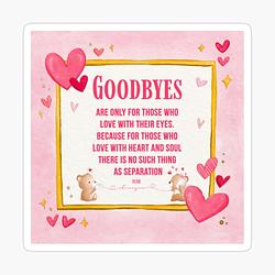 Goodbyes