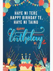 Haye Ni Tere Happy Birthday